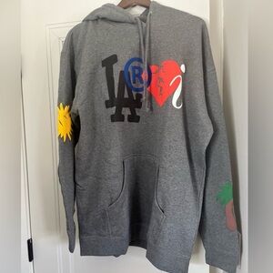 The Kid Laroi CPFM Bape Hoodie Dodgers Family, NWOT, rare, small